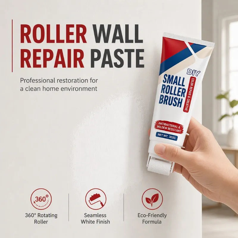 Repair Any Wall Instantly! No-Mess Roller Paste