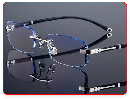 🔥Nuevas gafas de lectura de doble uso antiazules de alta dureza de zafiro✨