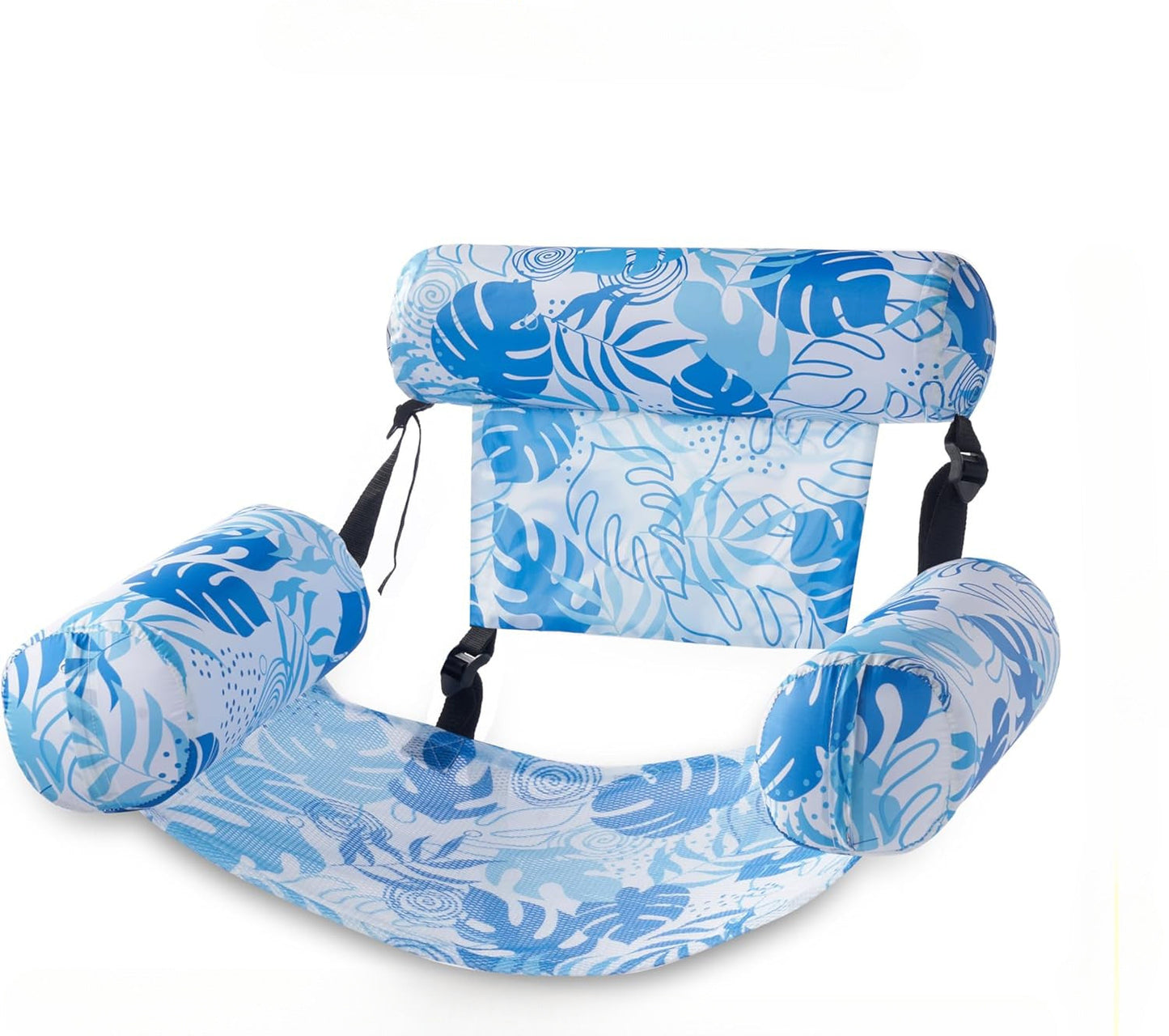 ⏳Time-Limited Special-46% off⏰Inflatable Floating Chair – Tropical Leaf & Ultra-Light 260g 🌊