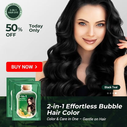 2-in-1 Effortless Bubble Hair Color