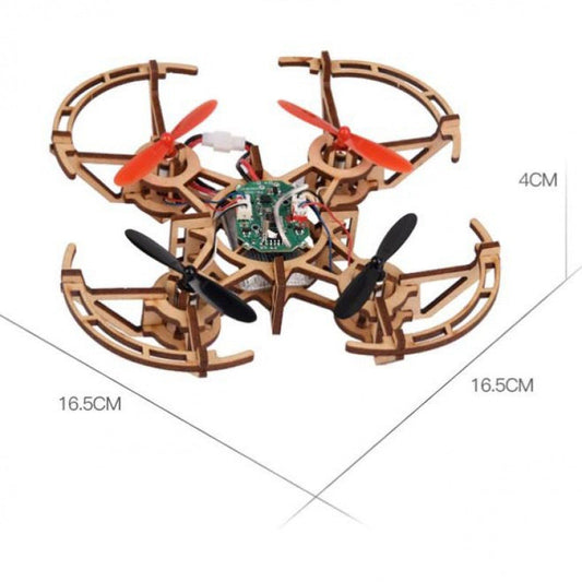 ✈️ LIMITED-TIME 50% OFF! 💥 DIY Wooden Drone Building Kit – Altitude Hold, STEM Learning, Family Fun ✨