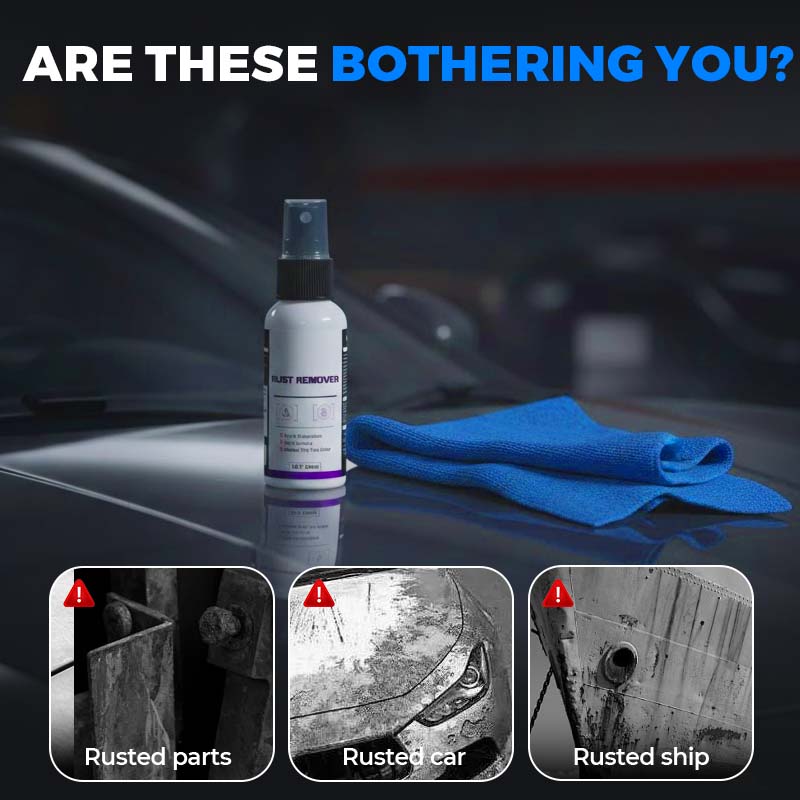 ⚡Highly effective rust remover, suitable for car paintwork and boats – in just 60 seconds, the rust on your beloved car will disappear in no time!🚗✨