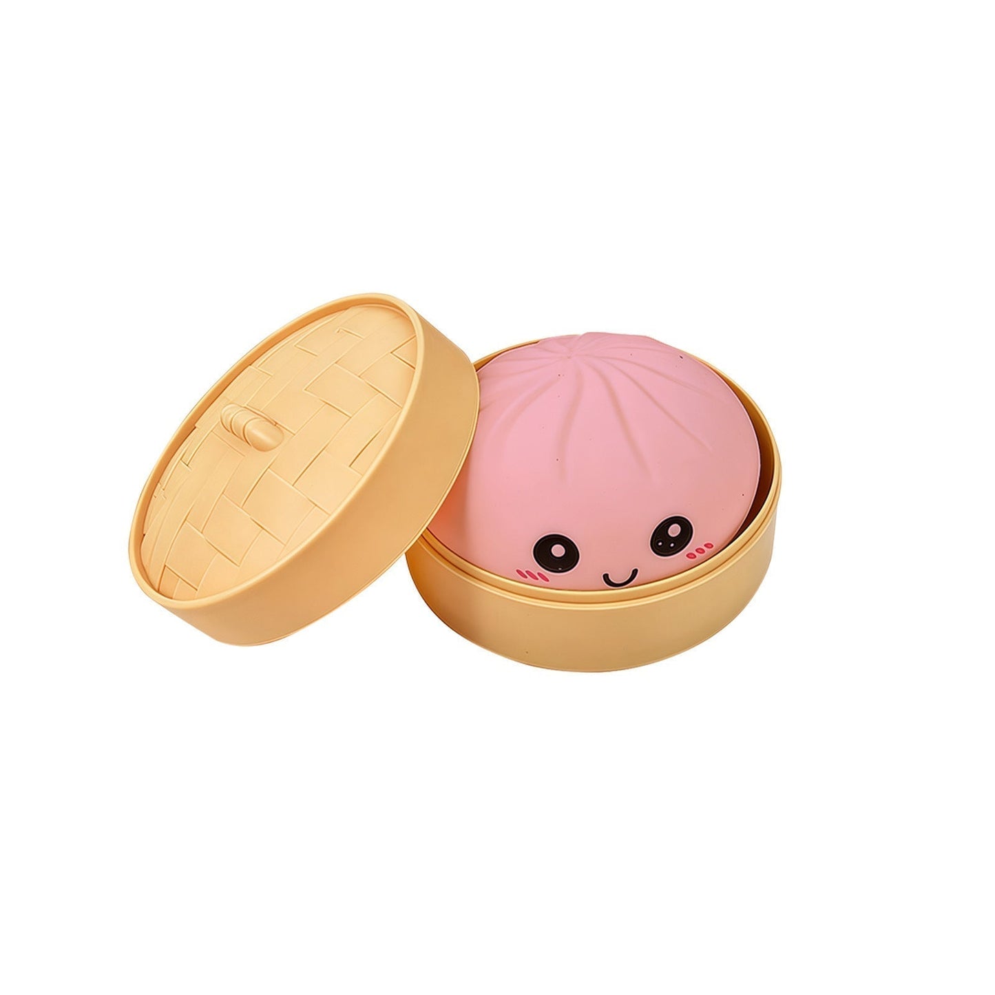 🥳2026 HOT SALE💞50K+ SOLD!👵🥟Glitter Dumpling Squishy Steamer Blind Box Surprise Squeeze Fun✨