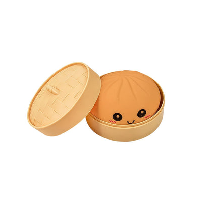 🥳2026 HOT SALE💞50K+ SOLD!👵🥟Glitter Dumpling Squishy Steamer Blind Box Surprise Squeeze Fun✨
