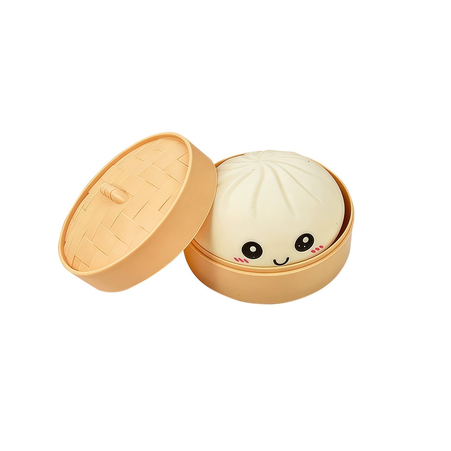 🥳2026 HOT SALE💞50K+ SOLD!👵🥟Glitter Dumpling Squishy Steamer Blind Box Surprise Squeeze Fun✨