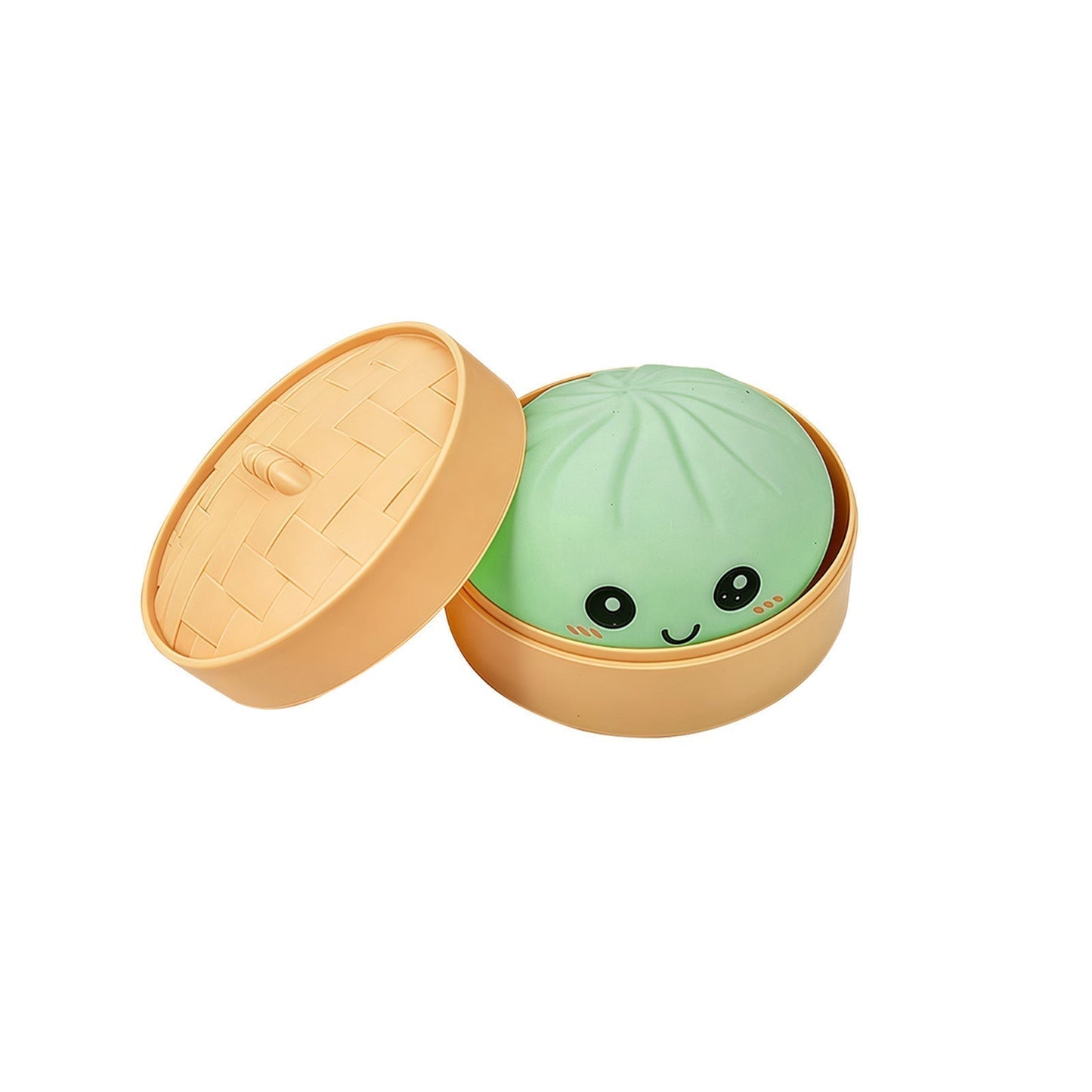 🥳2026 HOT SALE💞50K+ SOLD!👵🥟Glitter Dumpling Squishy Steamer Blind Box Surprise Squeeze Fun✨