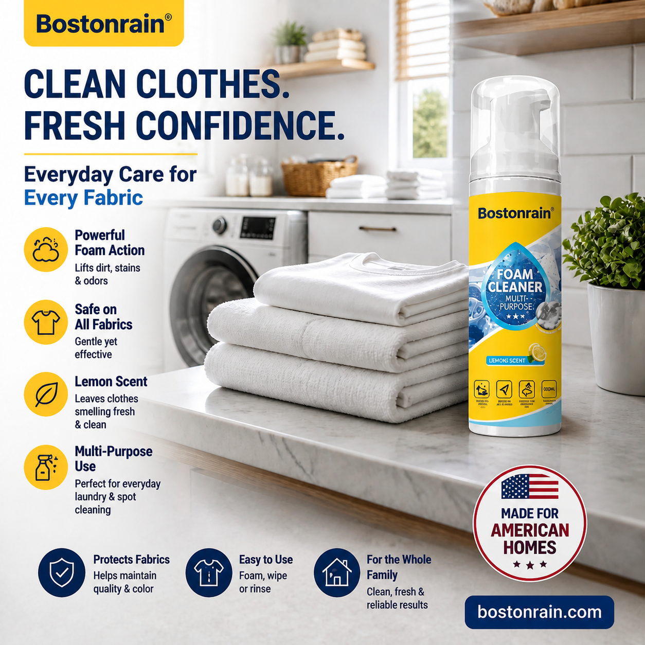 Chicssleek™ Powerful Multi-Purpose Foam Cleaner