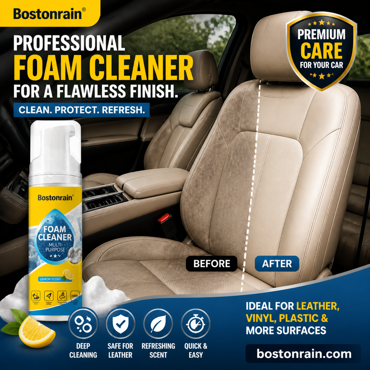 Chicssleek™ Powerful Multi-Purpose Foam Cleaner