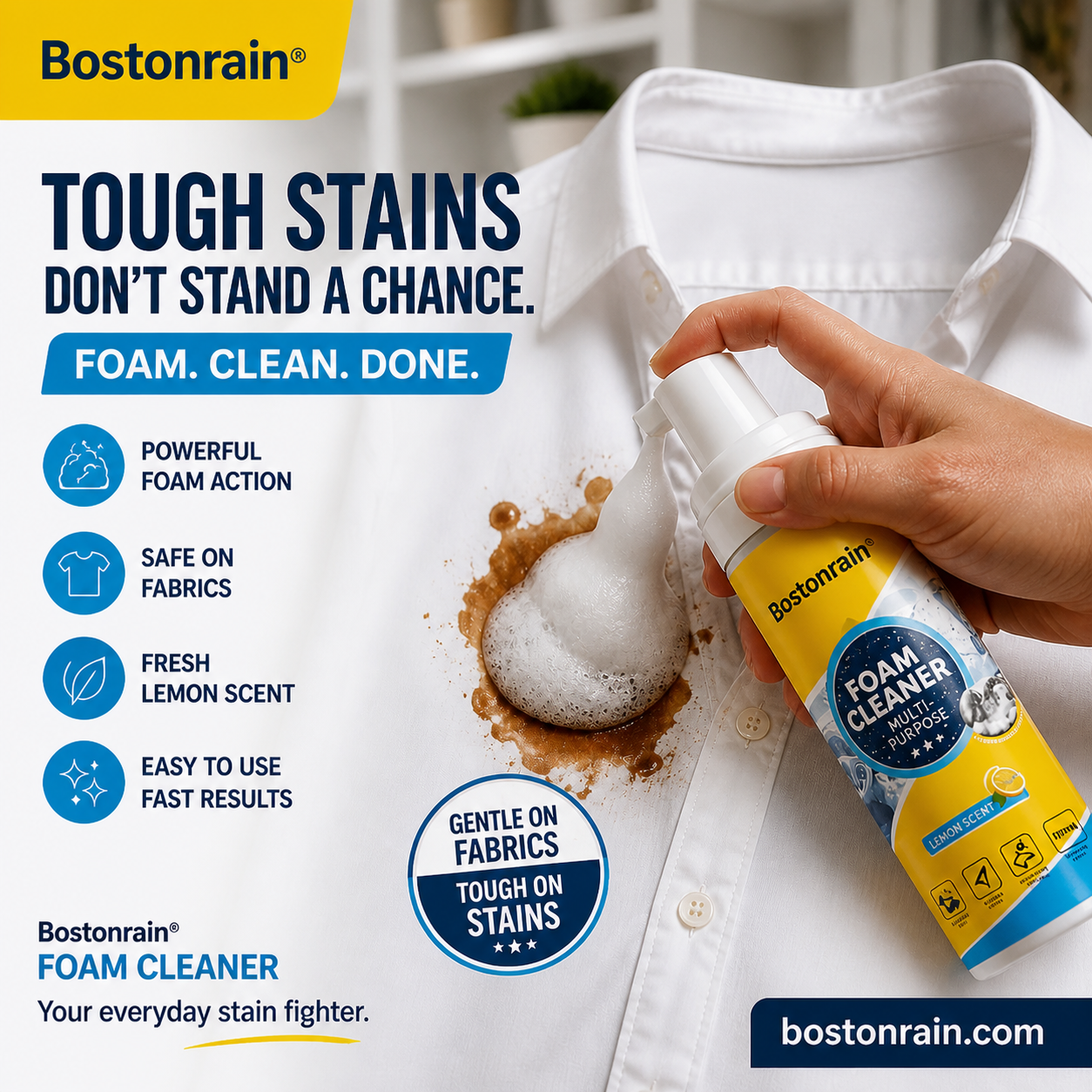 Chicssleek™ Powerful Multi-Purpose Foam Cleaner