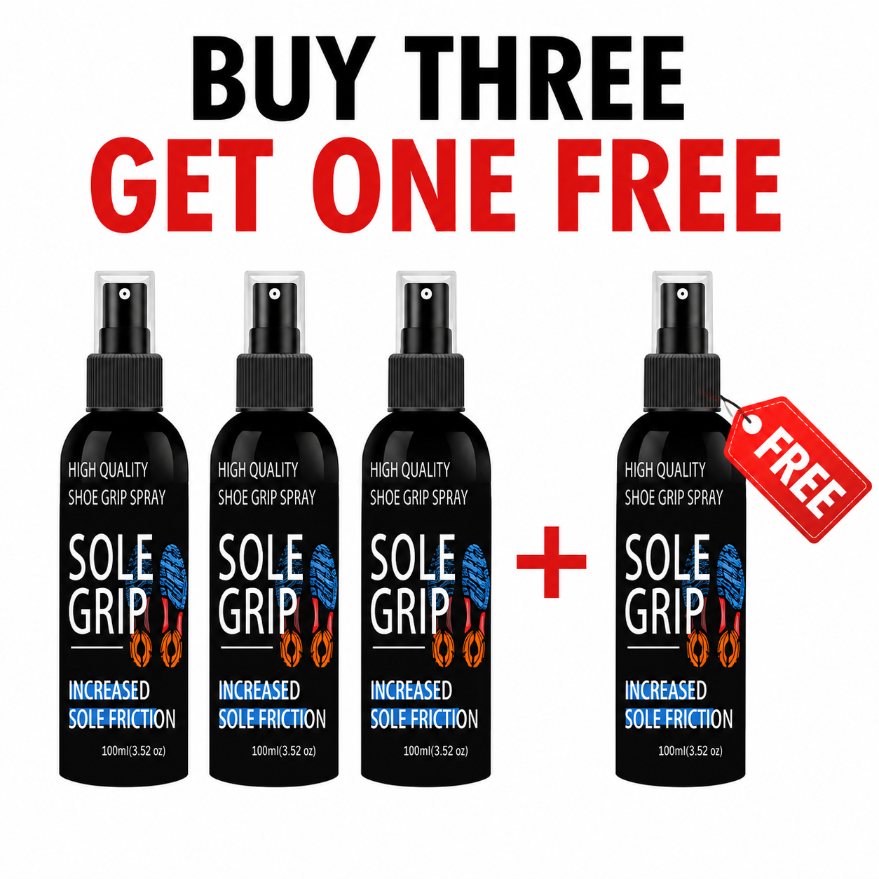 Sports Shoe Grip Enhancer Spray