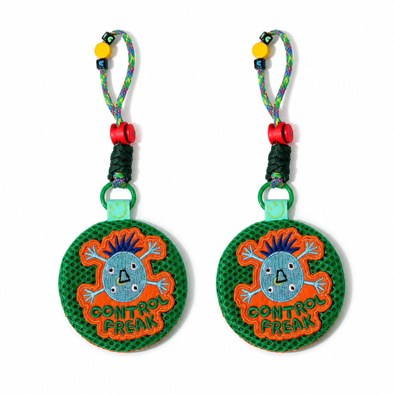 Colorful Mesh & Braid Bag Pendant