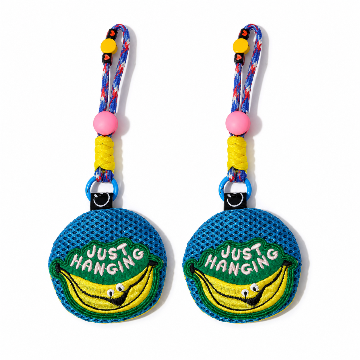 Colorful Mesh & Braid Bag Pendant