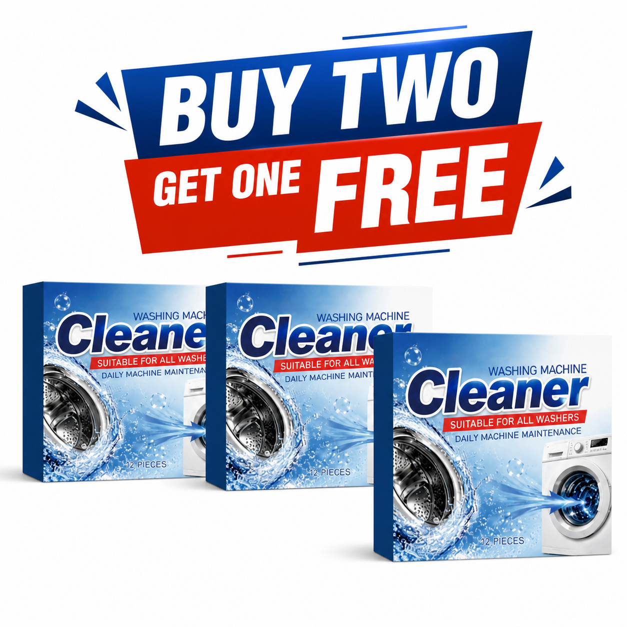 Deep Cleaning Washing Machine Cleaner Tablets