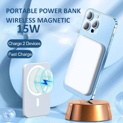 ⏰ Fast Charge Portable Wireless Magnetic Power Bank