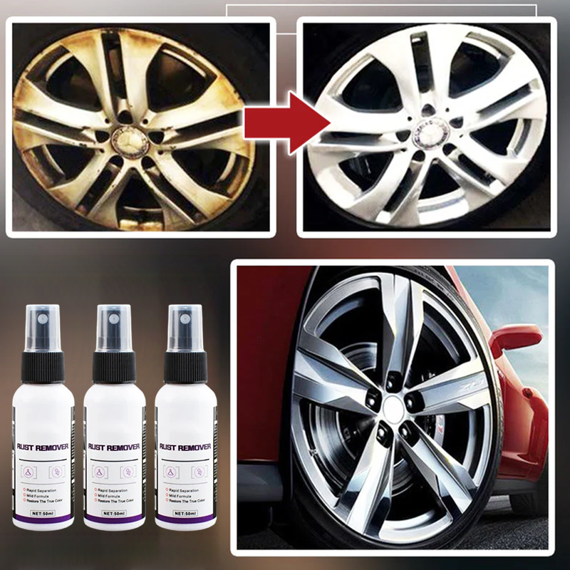 ⚡Highly effective rust remover, suitable for car paintwork and boats – in just 60 seconds, the rust on your beloved car will disappear in no time!🚗✨