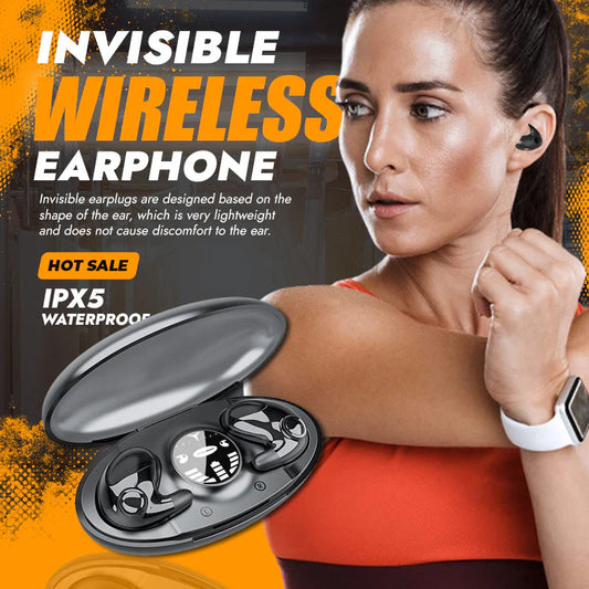 🔥 HOT SALE 49% OFF🔥Invisible Sleep Wireless Earphone Ipx5 Waterproof