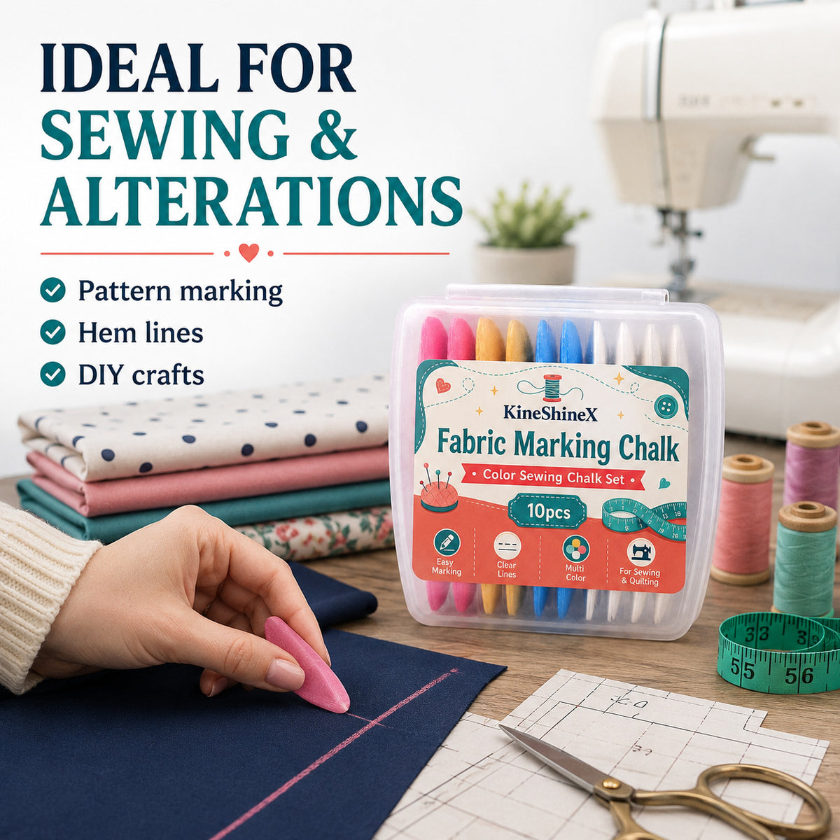 💥2026 Hot Sale🎁Clear Line Fabric Chalk