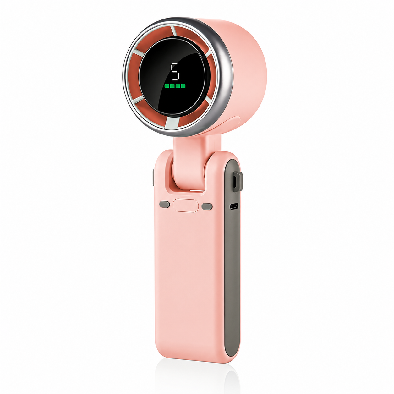 🥳2026 HOT SALE🥳💞50K+ SOLD!🌬️🔋 49% OFF! 3‑in‑1 Turbo Hand Fan – 5 speeds, 24H battery, digital display. 180° foldable. Perfect for Dad! 🎁✨