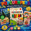 🎁🔮Magic Pen – Draw 3D with one stroke!🎄 DIY Bubble Popcorn Drawing Pens