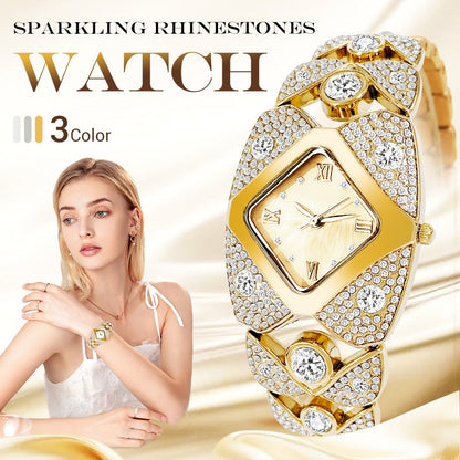 🔥Hot Sale 50% Off🔥Women's Retro Quartz Watch with Sparkling Rhinestones