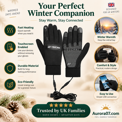 Winter Outdoor Warm Electric Heated Gloves