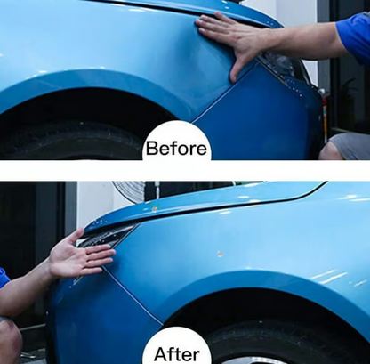 Suction cups to remove dents from car bodywork