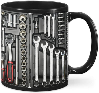 🏆Last day of sale: 62% discount ✨🔨Funny coffee mug – toolbox set for mechanics🍵