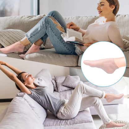 🔥🔥Get 3 items when you buy 1！✨️Enjoy a foot spa anytime anywhere！👣Moisturizing Foot Mask Exfoliating Silicone Socks Beach Protective Socks(3pcs)