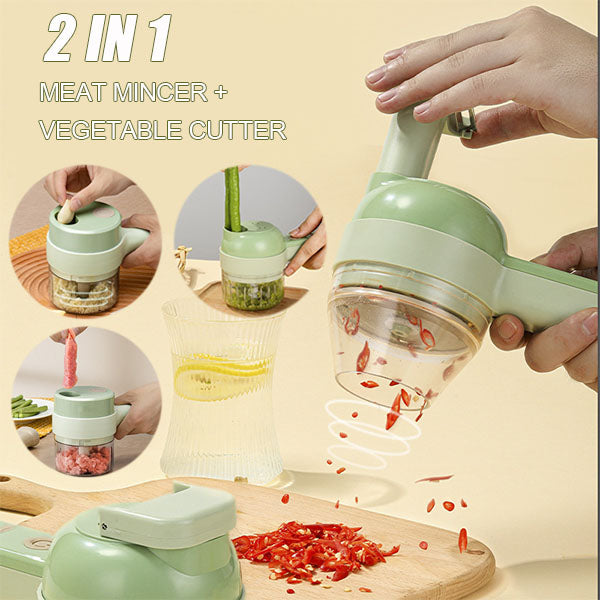 🥳Wireless Food Processor – Cordless, one-touch chop. Perfect for arthritic hands. Kitchen prep made easy⚡🥗