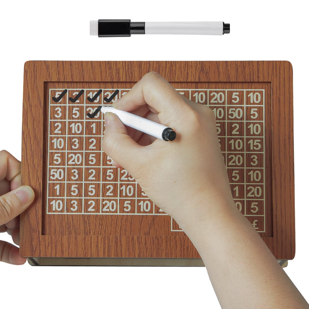 🎁 Hot Sale 54% OFF 🔥Wallet Fattening Program——Cash Vault Wooden Savings Box