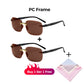 High-definition, frameless, protective sunglasses