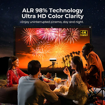 ⌛Limited-time offer-Portable Projector 4K Anti-Light Folding Screen