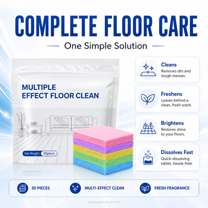 30-Pieces Multi-Effect Floor Cleaning Sheets