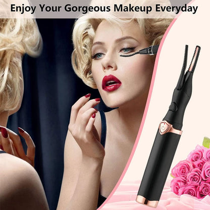 💥 Daily Sales of 5k+ Electric Eyelash Curler for Instant Glam ✨ Blink & Dazzle! 👁️