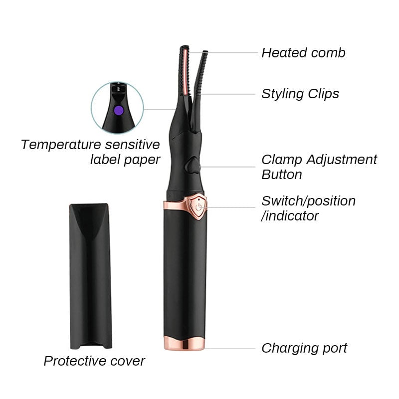 💥 Daily Sales of 5k+ Electric Eyelash Curler for Instant Glam ✨ Blink & Dazzle! 👁️