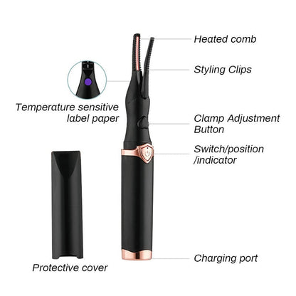 💥 Daily Sales of 5k+ Electric Eyelash Curler for Instant Glam ✨ Blink & Dazzle! 👁️