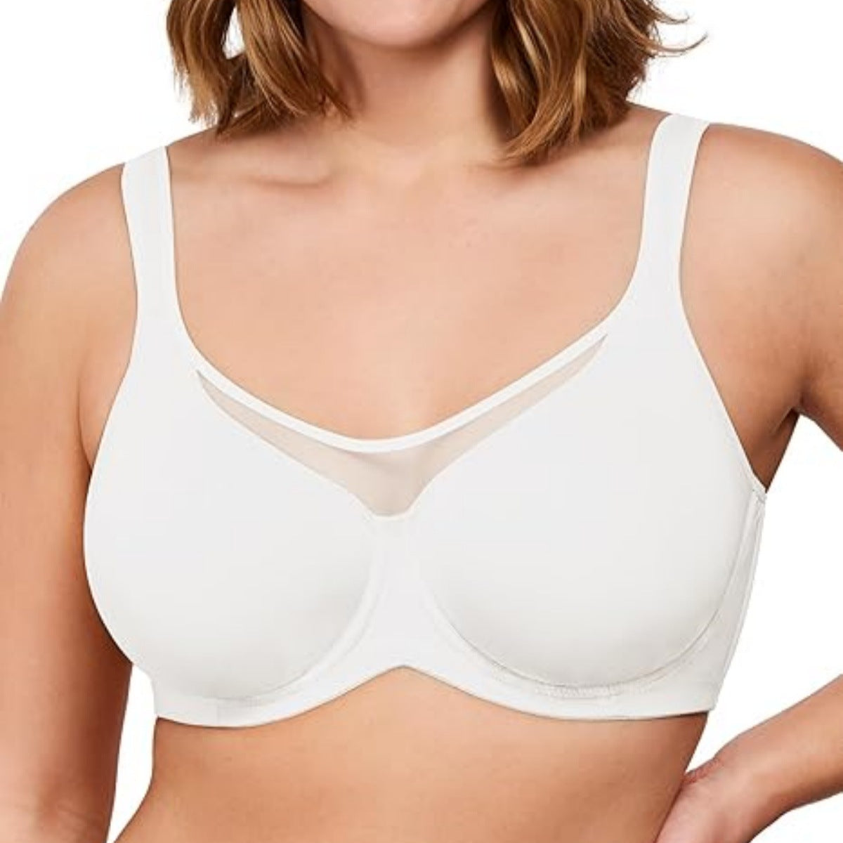 ⏳Last Day Special Price £7.99💐Women's Elegant Sheer Full Coverage Plus Size Bra