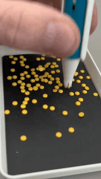 🔥 Last Day 50% OFF – 💎 Automatic Diamond Painting Bead Dispenser Pen & Tray Set