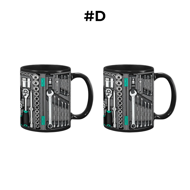🏆Last day of sale: 62% discount ✨🔨Funny coffee mug – toolbox set for mechanics🍵