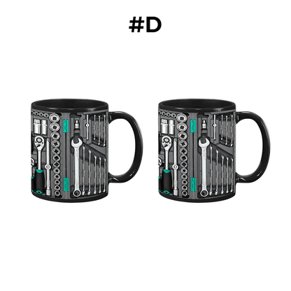 🏆Last day of sale: 62% discount ✨🔨Funny coffee mug – toolbox set for mechanics🍵
