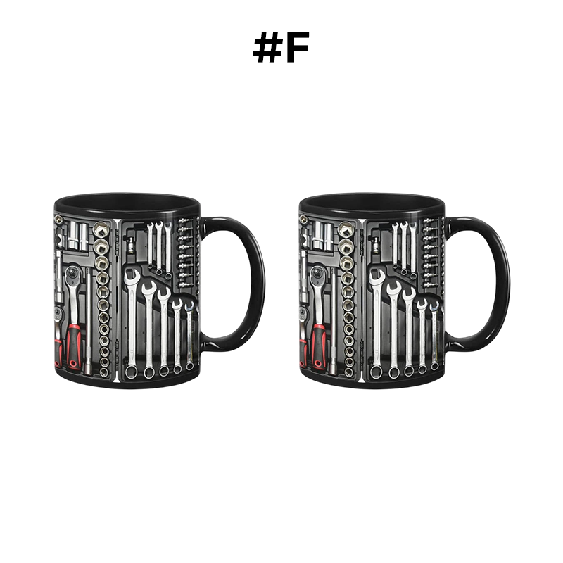 🏆Last day of sale: 62% discount ✨🔨Funny coffee mug – toolbox set for mechanics🍵