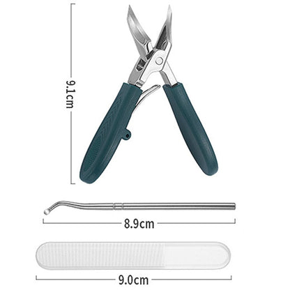 🔥Podiatrist-Recommended Nail Clippers - Ergonomic Angled Design for Toenails & Ingrowns
