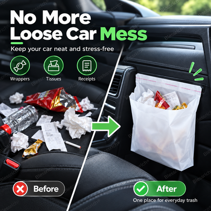 🚗Self-Adhesive Car Cleaning Bags – Stick anywhere, stand firm. Multi‑use for trash or storage. No mess, no marks. 🧹✨