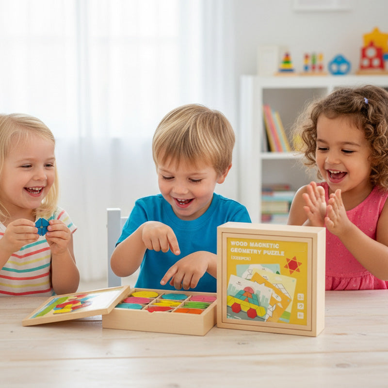 Creative Magnetic Geometric Puzzle Blocks Set