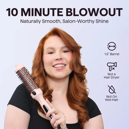 🔥2-in-1 Magic Styler | Heated Straightener & Curler Comb | Switch Hairstyles in Seconds💁‍♀️