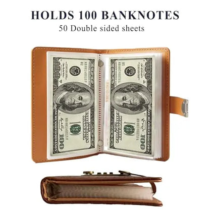 A6 savings notebook,3-Digit Resettable Password Lock，suitable for storing money and important.