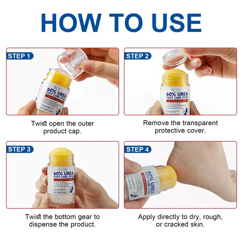 🦶 Urea Foot Care Stick | Smooth-Looking Heel Care