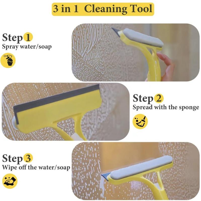 🧽Buy 2 Get 1 Free💦3 in 1 Window Cleaning Scraper