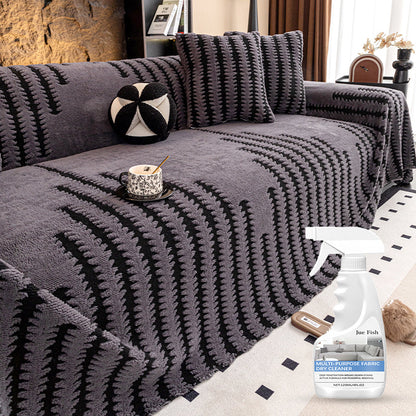 SCOMERI⚡ Plush Non-Slip Sofa Cover🛋️
