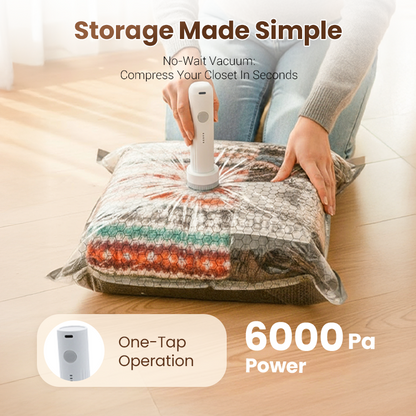 🥳2026 HOT SALE🥳💞50K+ SOLD!✨ 💝 Travel Vacuum Storage Bags & Portable Pump Set